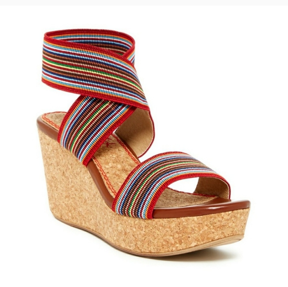 Splendid sarape style rainbow wedges